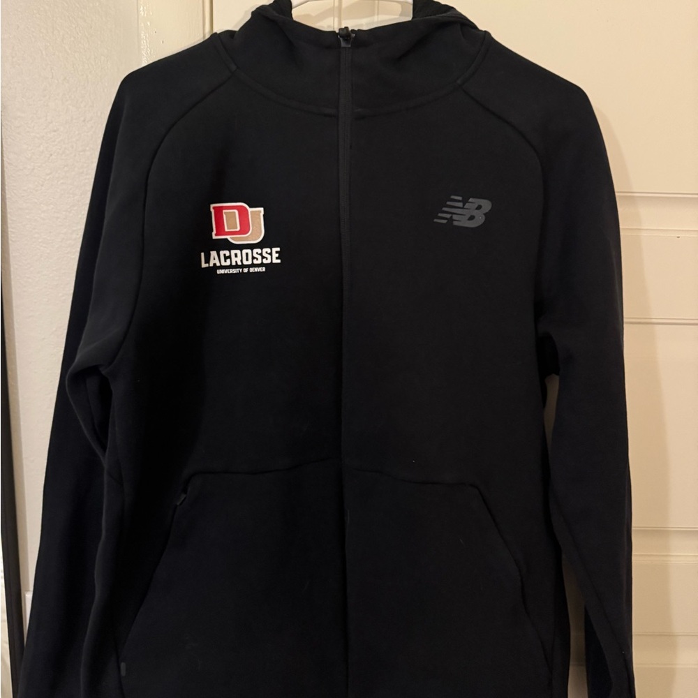 Denver New Balance Black Lacrosse Zip Up Hoodie